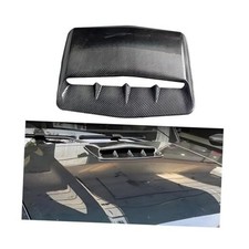 Car Hood Vents, Vehicle Scoop Turbo Bonnet Hood Air Flow Intake Carbon Fiber