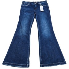 NWT Risen Los Angeles Mid Rise Flare Wide Leg Jeans Women's Size 1XL