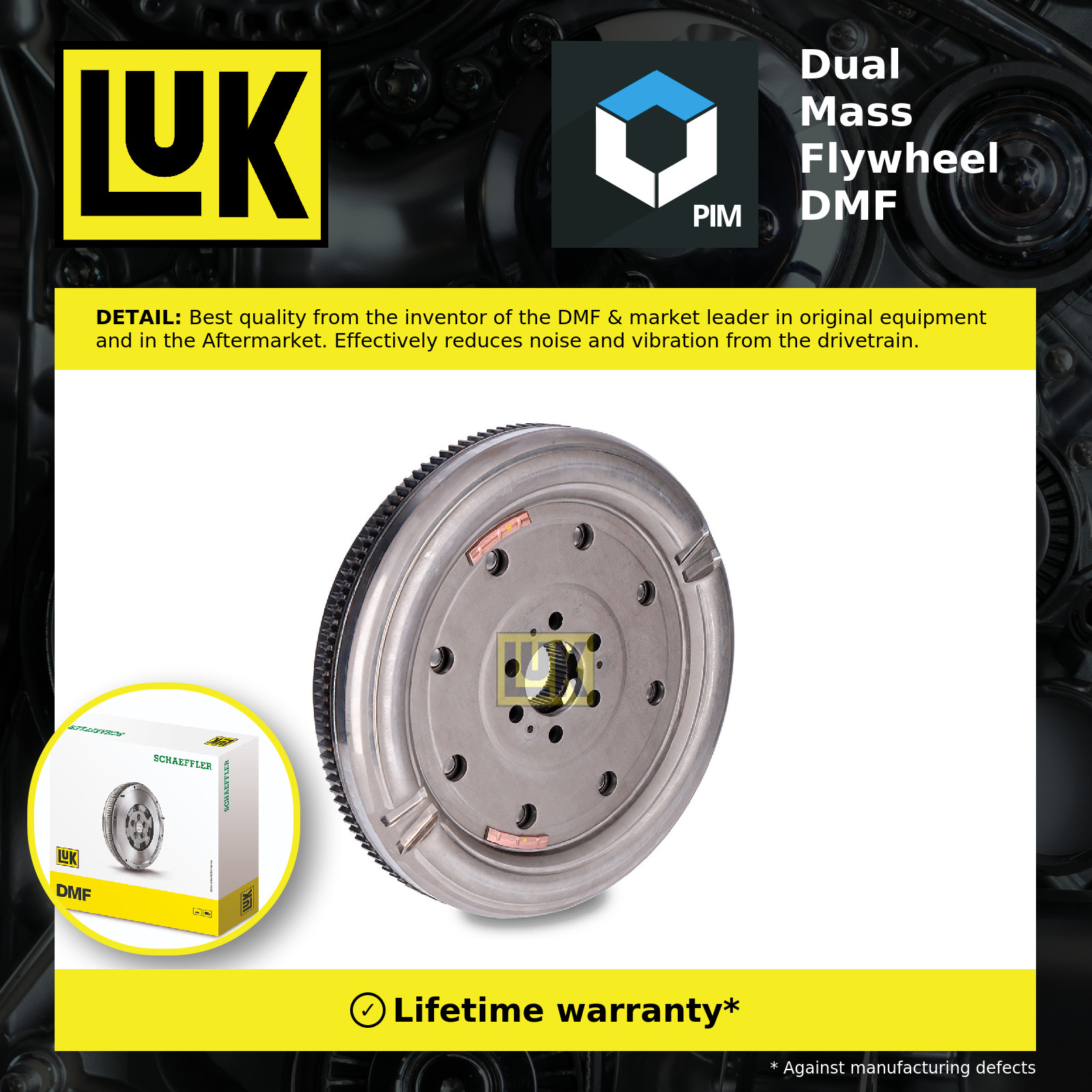 LUK Dual Mass Flywheel 415 0744 09 for SEAT LEON SC 5F5 2013 to 2018 - Image 20