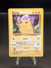 Pikachu 58/102 Pokemon Base Set Unlimited Common LP on eBay