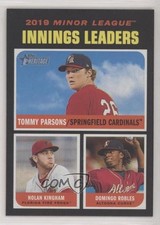 2020 Topps Heritage Minor League Edition Nolan Kingham Domingo Robles #192 11o2