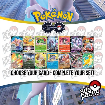 Pokemon GO Cards - Pick your Card, Charizard, Pikachu + PSA 6 Mewtwo ALT  ART