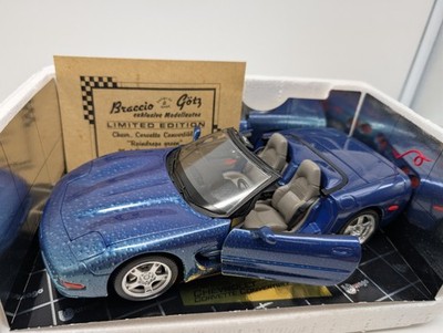 Bburago Braccio & Götz Chevrolet Corvette Cabrio Raindrops Green in OVP