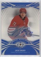 2021-22 Upper Deck Ultimate Collection Introductions Jack Drury #UI-74 Auto 1fo