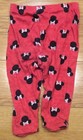 Disney 18M Minnie Mouse Print Pajama Pants Red Black White Cotton — photo 2