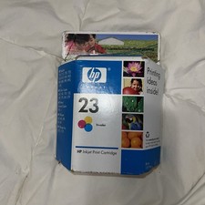 HP Inkjet Cartridge of Tri-Color 23 New In Box Never Opened