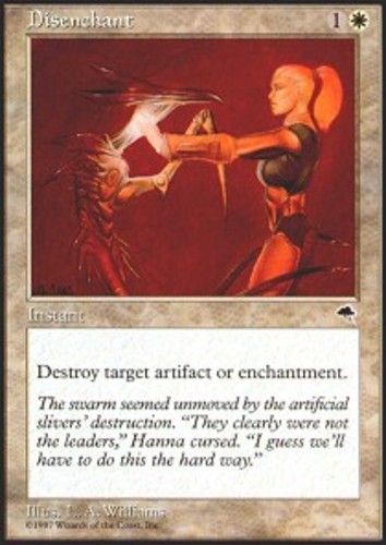 Disenchant - Tempest # MTG Magic The Gathering