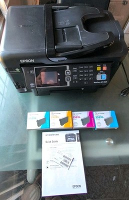 Epson WorkForce WF-3620 All-in-One Printer With Power Cord - Tested