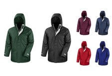 RESULT Winterjacke Kinder Parka Gefüttert Wasserdicht Kapuze Gr.104-164 R207 NEU