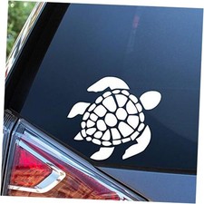 Sea Turtle Decal Vinyl Car Sticker Cars Trucks Vans Walls Laptop White