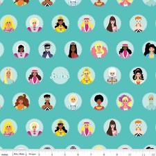 Pillowcase - Barbie  World Barbie Main Teal Cotton