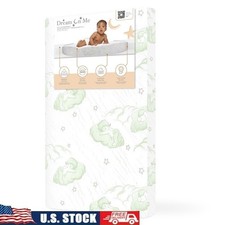 Portable Mini Crib Mattress Extra Firm Waterproof Infant Toddler Sleep Support