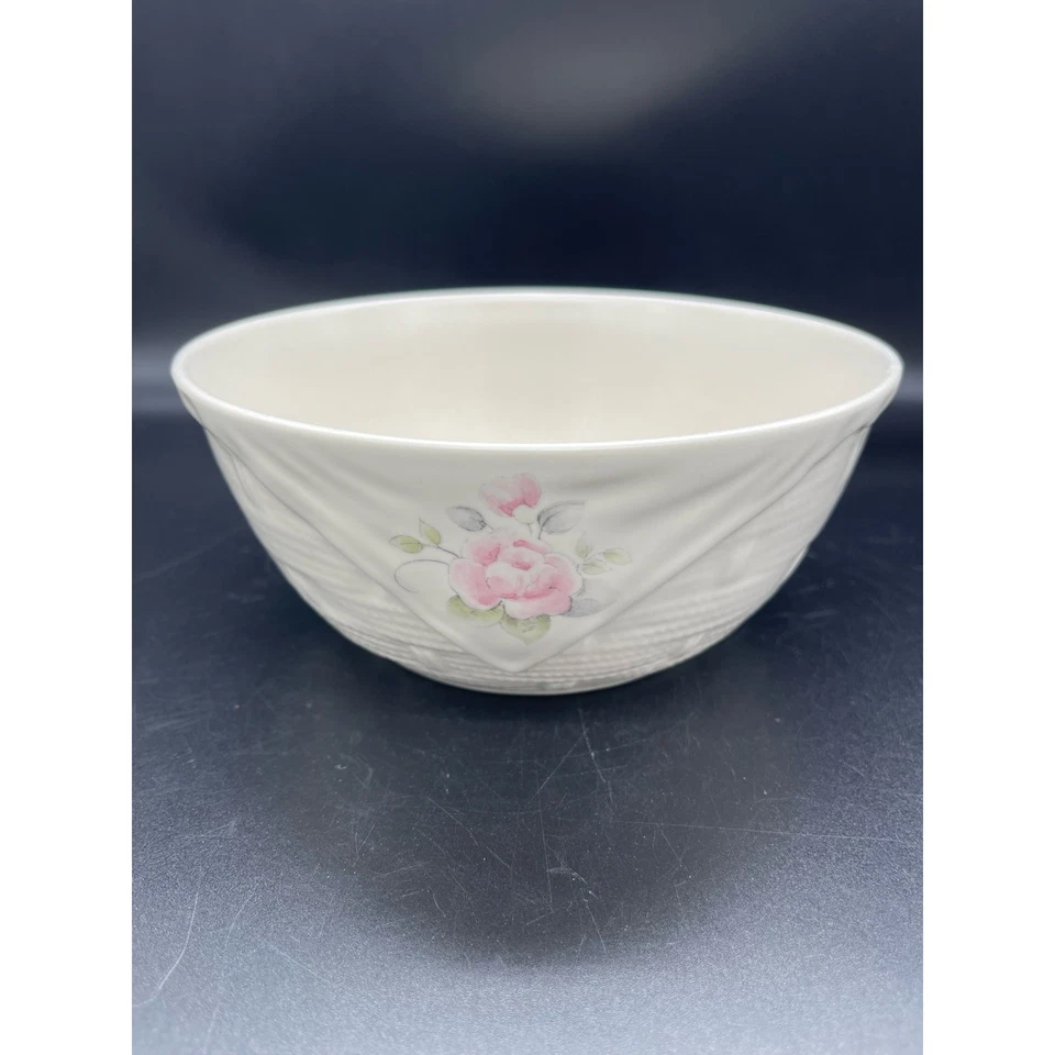 Pfaltzgraff Teerose Korbgeflecht Design Servierschüssel 7,5"