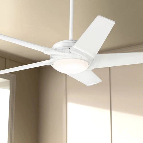 54" Casablanca Stealth DC Snow White LED Ceiling Fan with Remote - Picture 1 of 2