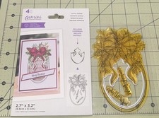 Crafter's Companion Gemini Joyful Wishes STAMP DIE Set New In Opened Package