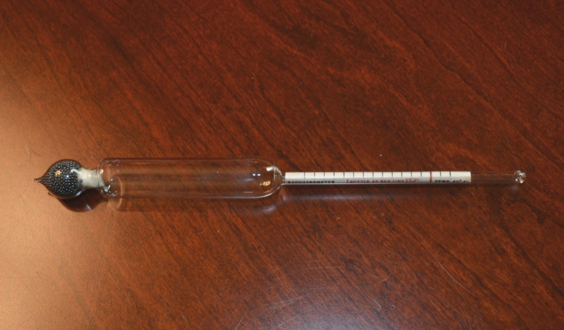 Vintage Alcohol Hydrometer (Alcoholmeter) – Glass Proof Measurement Instrument w