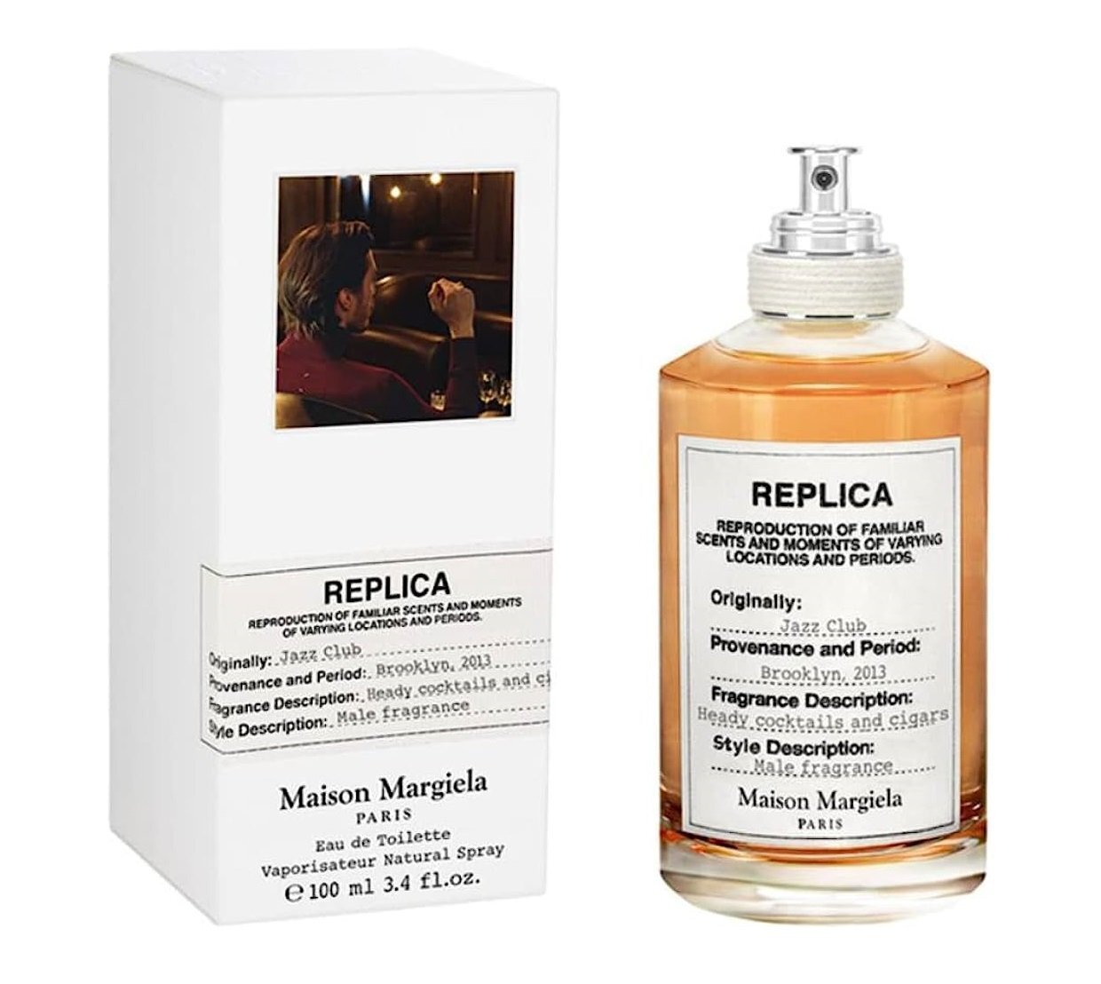 Maison Margiela Replica Jazz Club 3.4 oz EDT Spray Mens Cologne NIB