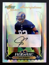 2006 DONRUSS PLAYOFF #422 JON ALSTON ROOKIE AUTOGRAPHED /250 SCORE FACTORY ERROR