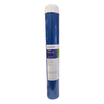20 x 2.5 Inch 20 Micron GAC-20 Granular Activated Carbon Pentek Water Filter