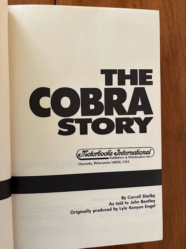 Carroll Shelby's THE COBRA STORY 1965 - Picture 2 of 6