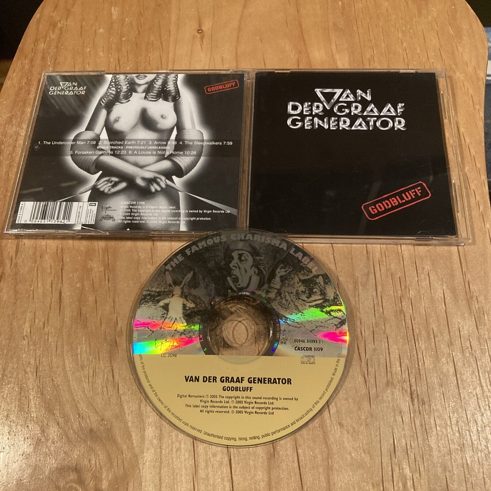 Van Der Graaf Generator - Godbluff CD 2005 UK reissue gentle giant king crimson