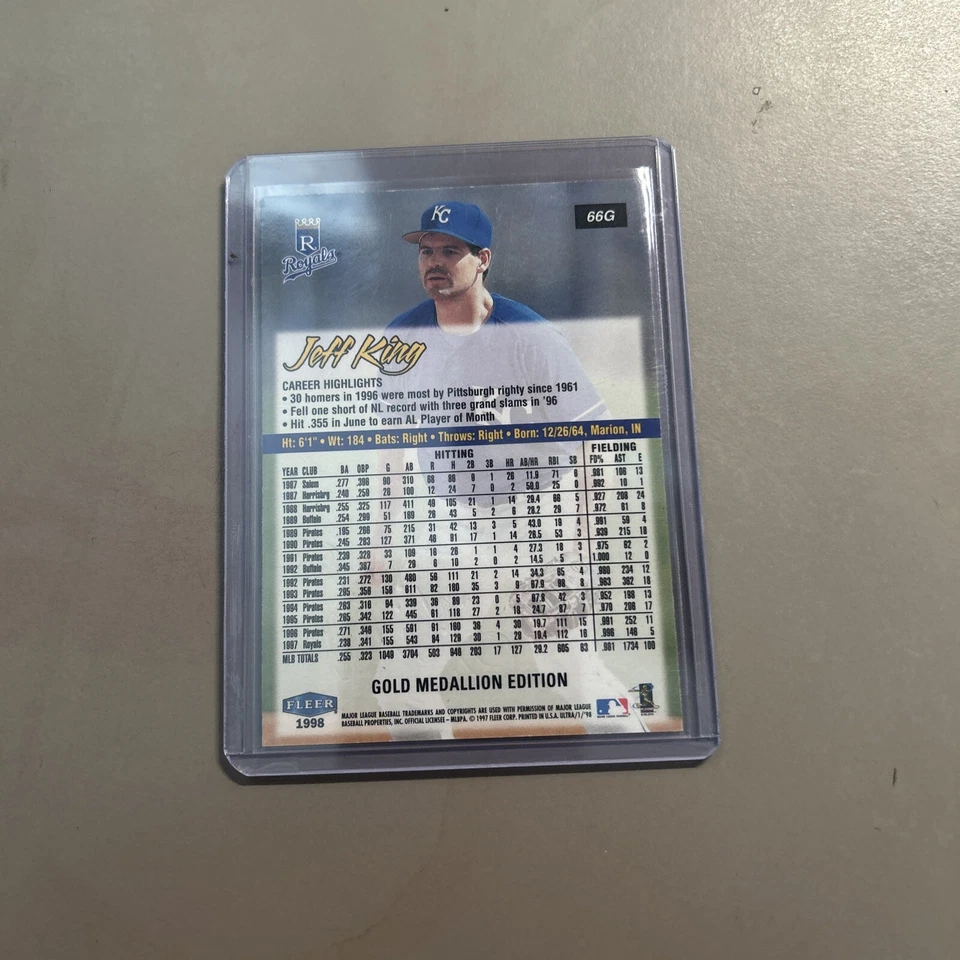 1998 Ultra Gold Medallion Jeff King - Image 2 of 2