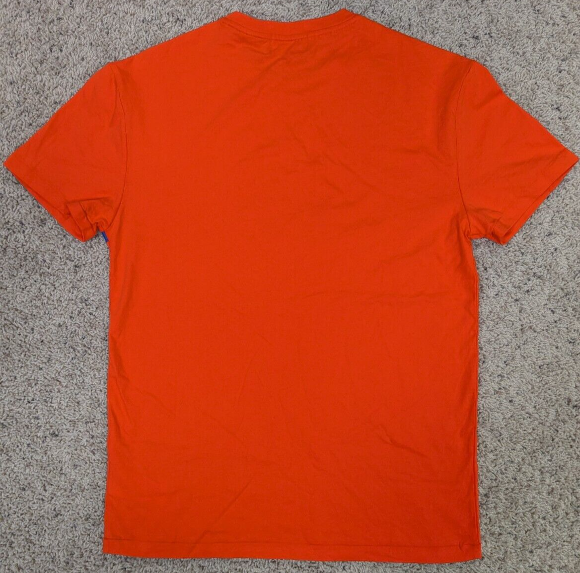 Polo Ralph Lauren camicia uomo piccola arancione grande pony jersey vestibilità classica preppy