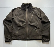 IBEX ClimaWool Softshell Jacket Womens S Brown Outdoor Ski Hiking Lightweight