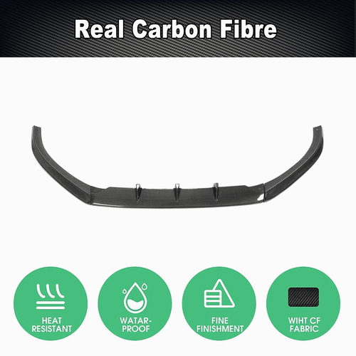 For Audi A5 Sline S5 12-16 Real Carbon Fiber Front Bumper Lip Spoiler Splitters - Picture 6 of 12