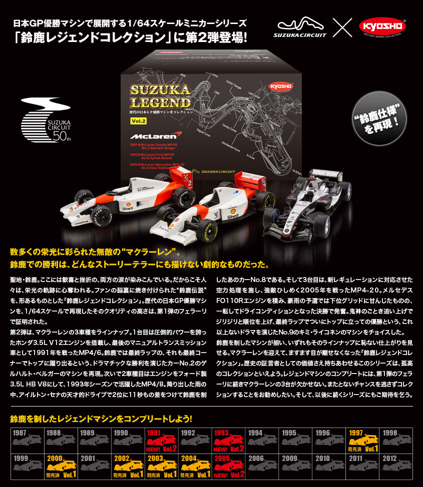 Kyosho 1 64 McLaren 3SET MP4 6 NO.2Berger MP4 8 Senna MP4-20 No.9 Raikkonen Kyosho 1 64 McLaren 3SET MP4 6 NO.2Berger MP4 8 Senna MP4-20 No.9 Raikkonen