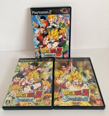 Lot 3 Dragon Ball Z Sparking 1 + Neo + Meteor set PS2 Playstation