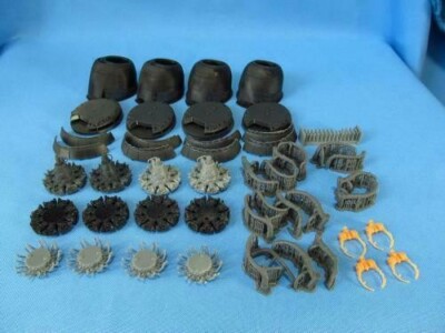 1/48 Metallic Details MDR48111 B-29 Engines with Cowlings for Revell/Monogram