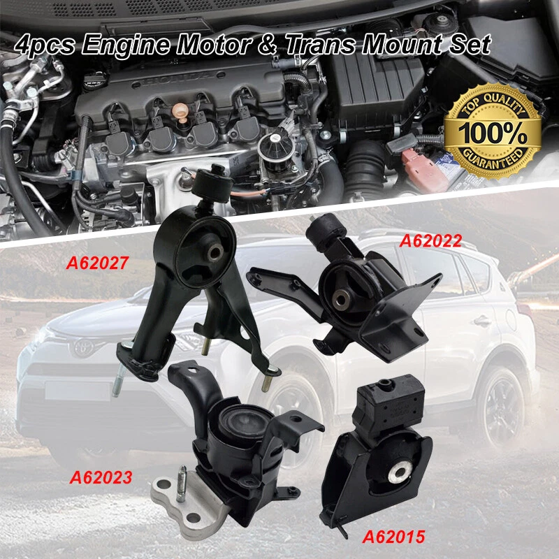 For 2009-2018 Toyota Corolla 1.8L A62015 A62023 Engine Motor Trans Mount Set Foto 2 de 4