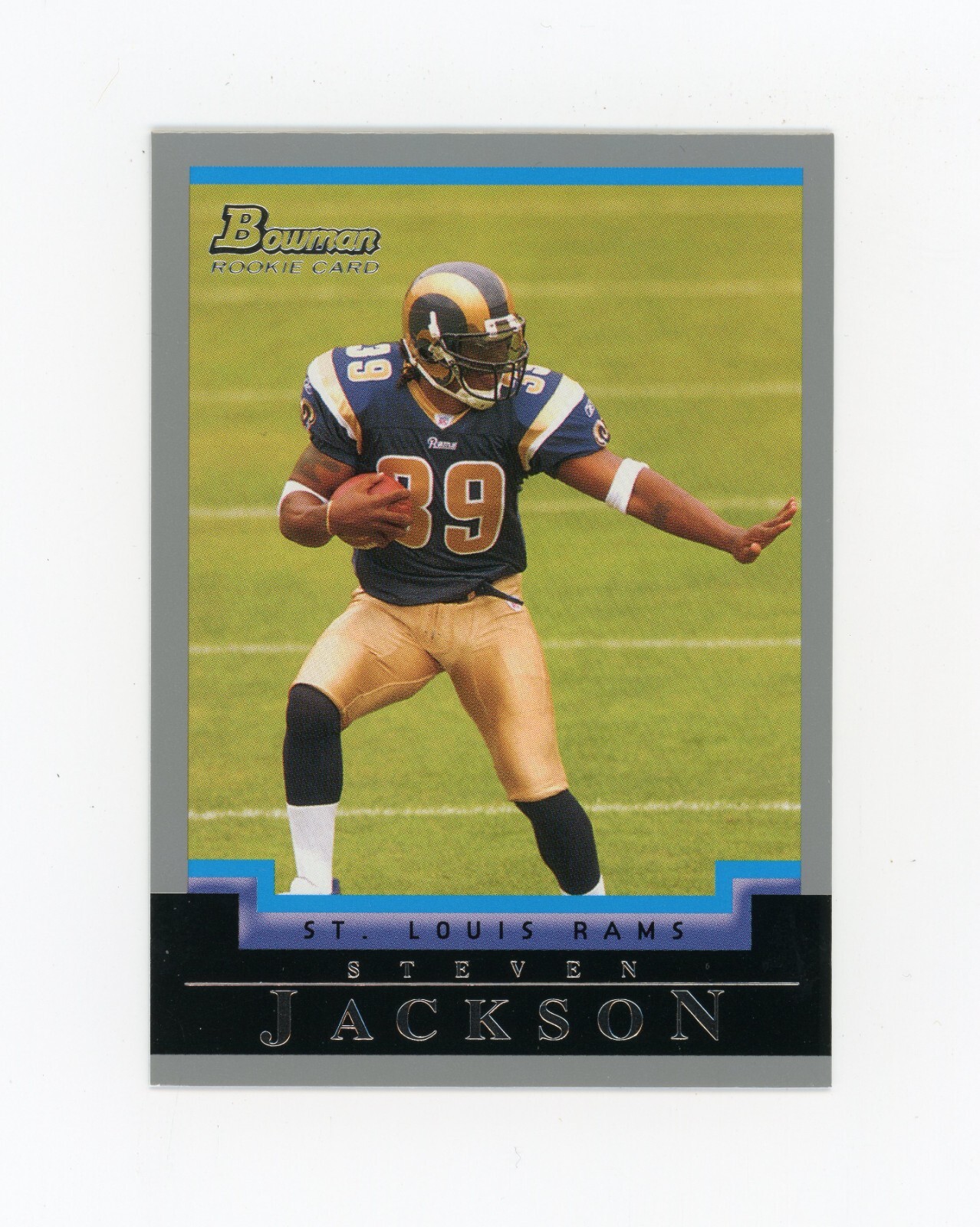 STEVEN JACKSON 2004 Bowman Rc #260 St. Louis Rams JM2
