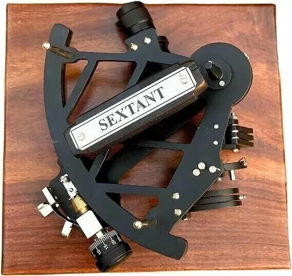 Antiguo Sextante Nautico Marino 9" Tamaya Navegación Funcionando Negro Foto 4 de 4