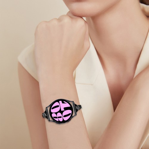 20/22mm Bling Watch Wrist Band Metal Stainless Steel Strap Replacement Bracelet - 第 6/13 張圖片