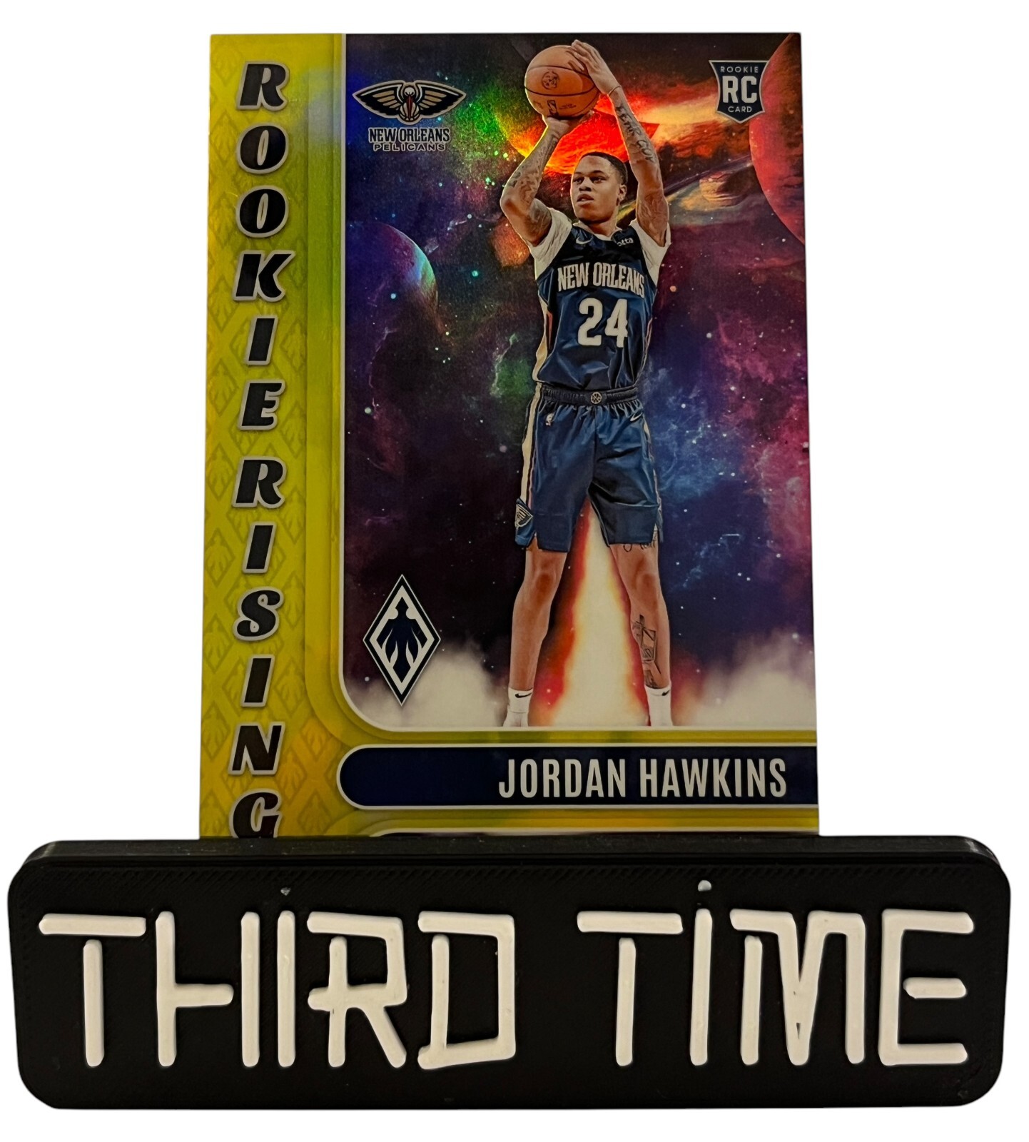 2023-24 Phoenix Basketball DEBUT JORDAN HAWKINS Rookie Rising /35 PELICANS #17