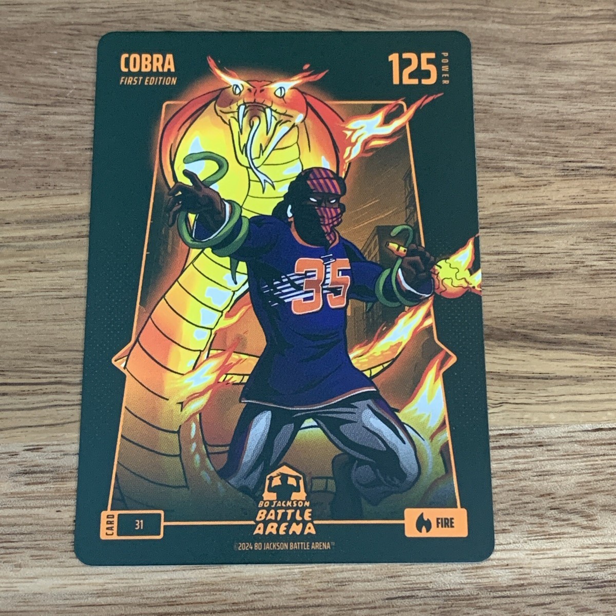 Bo Jackson Battle Arena Fire Cobra #31 Kevin Durant 125 Power