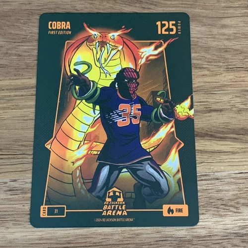Bo Jackson Battle Arena Fire Cobra #31 Kevin Durant 125 Power