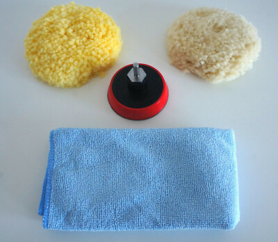 Novus Buffing Kit #7232, Plastic Polish System, für Bohrer, for power drill 