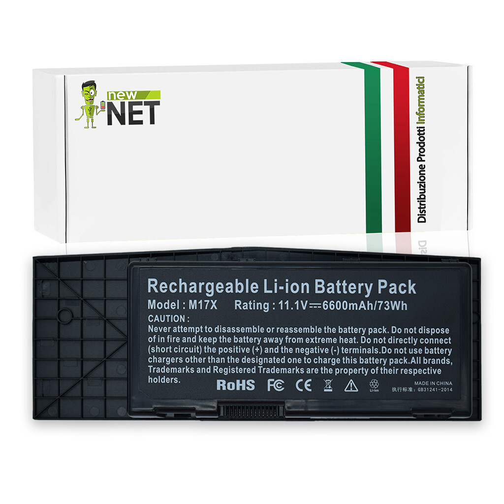 Batteria BTYVOY1 Compatibile Dell 7XC9N C0C5M 6600mAh - Alta Qualità
