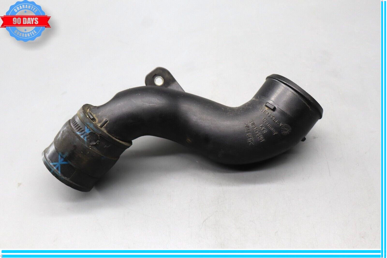 03-12 Bentley Continental GT GTC Intercooler Coolant Hose Pipe 3W0145840 Oem