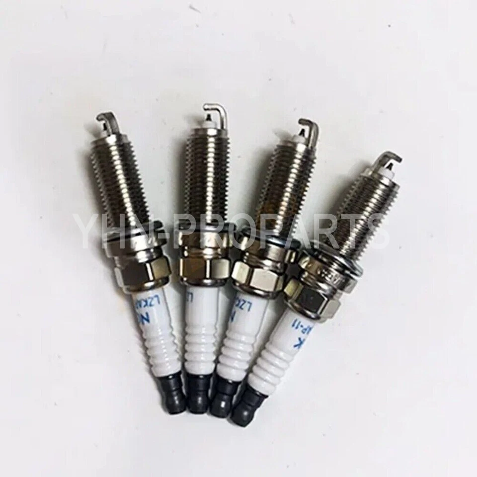 4 piezas bujías de iridio 22401-ED815 LZKAR6AP11 para Nissan March Micra Altima Foto 3 de 4