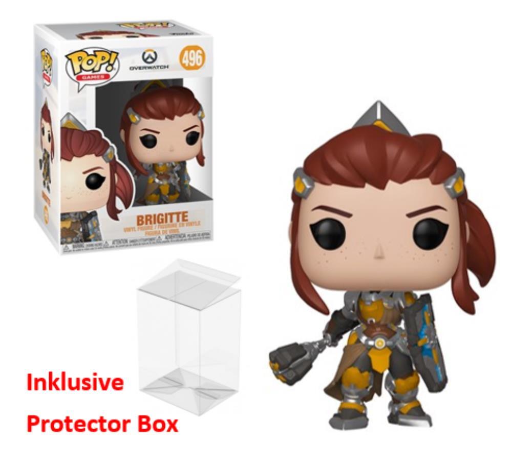 Figura De Vinilo Funko Pop Overwatch #496 Brigitte Nuevo Sellado + Caja Protectora