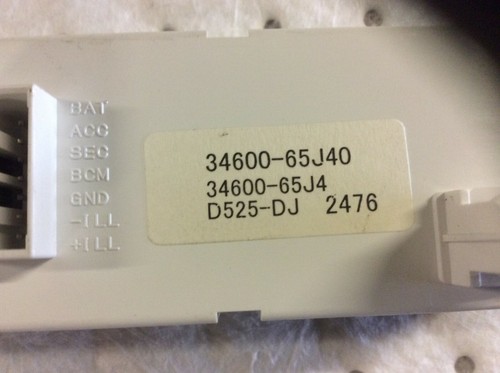 2005-2012 SUZUKI GRAND VITARA DASH DISPLAY 34600-65J40 - Foto 7 di 10