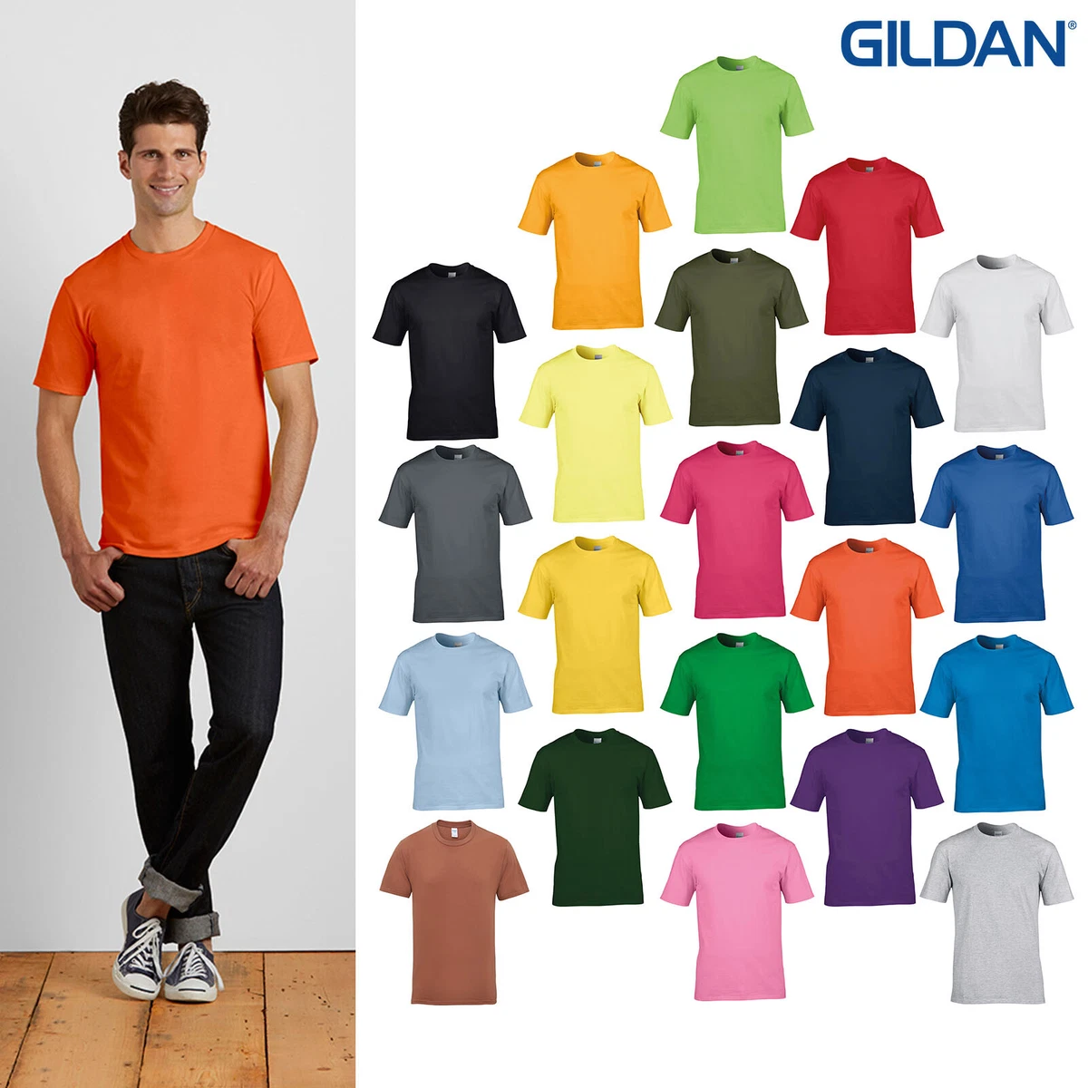 gildan premium cotton shirt