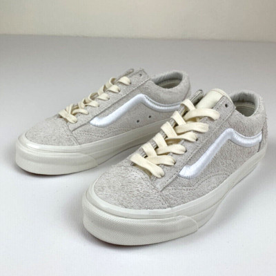 VANS Vault OG Style 36 LX Cooperstown Marshmallow Suede Mens 5 / Womens 6.5