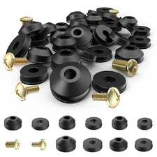 48 PCS Faucet Washer Assortment Kit Outdoor Faucet Repair Kit with Brass Screws 