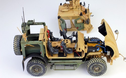 PreSale ProBuilt Model 1:35 US M1240A1 M-ATV Modern warfare (Interior details) - Picture 21 of 24