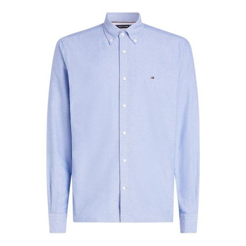 Tommy Hilfiger Hombre Oxford Camisas Corte Normal Manga Larga Casual de Algodón - Imagen 11 de 33